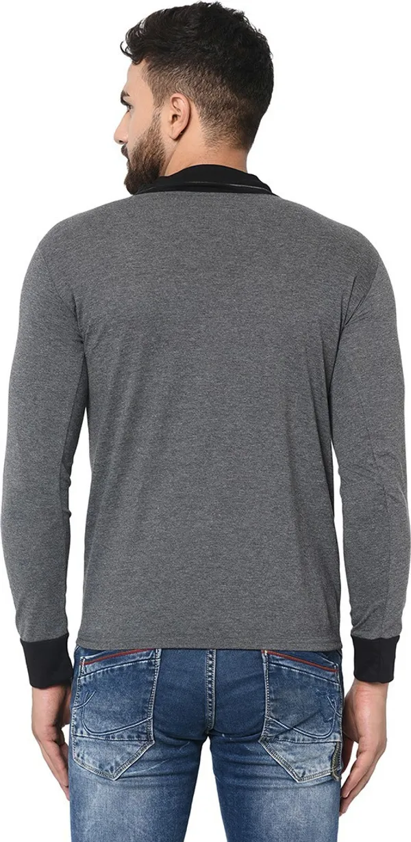 Grey_Cotton_Solid_Shawl_Neck_Regukar_Fit_T-Shirt_for_men