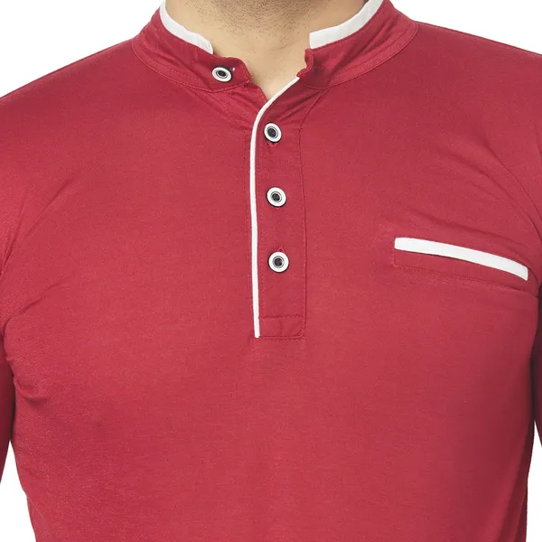 Maroon_Cotton_Solid_Henley_Neck_Regukar_Fit_T-Shirt_for_men