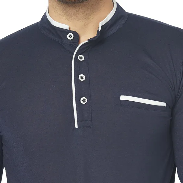 Dark_Blue_Cotton_Solid_Henley_Neck_Regukar_Fit_T-Shirt_For_Men
