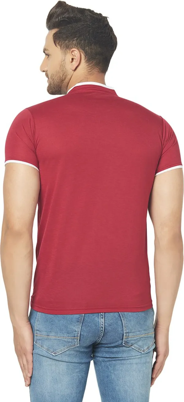 Maroon_Cotton_Solid_Henley_Neck_Regukar_Fit_T-Shirt_for_men