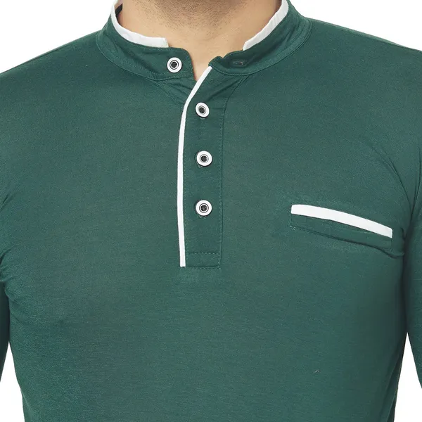 Dark_Green_Cotton_Solid_Henley_Neck_Regukar_Fit_T-Shirt_for_men
