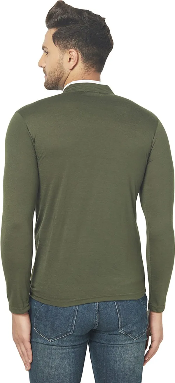 Dark_Green_Cotton_Solid_Henley_Neck_Regukar_Fit_T-Shirt_for_men