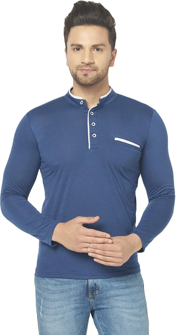 Dark_Blue_Cotton_Solid_Henley_Neck_Regukar_Fit_T-Shirt_for_men