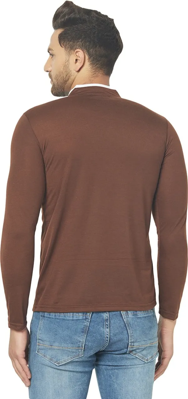 Brown_Cotton_Solid_Men_Henley_Neck_Regukar_Fit_T-Shirt_For_Men