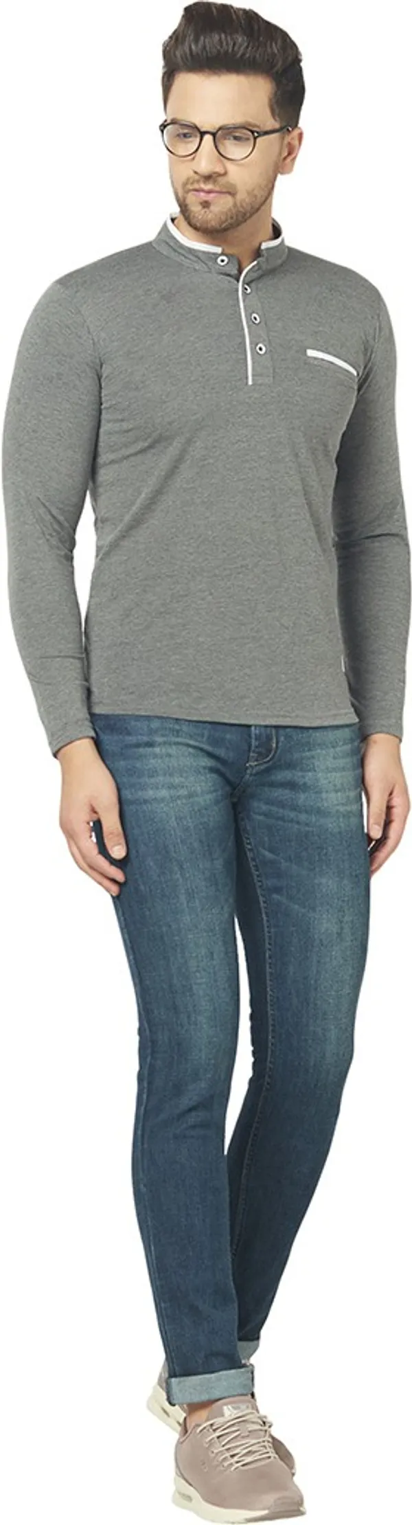 Grey_Cotton_Solid_Henley_Neck_Regukar_Fit_T-Shirt_for_men