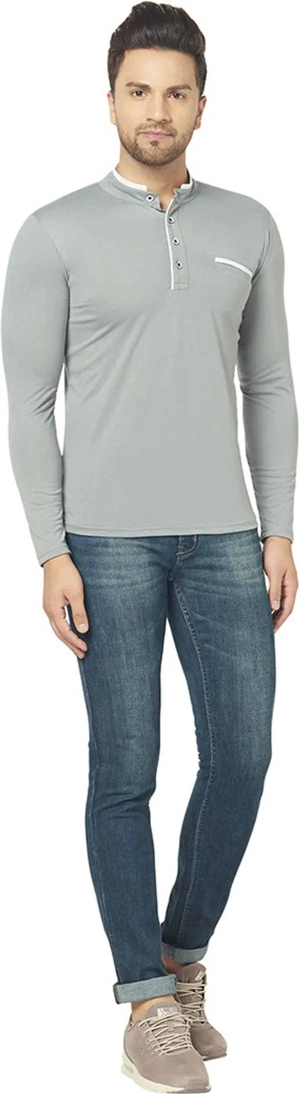 Grey_Cotton_Solid_Henley_Neck_Regukar_Fit_T-Shirt_for_men