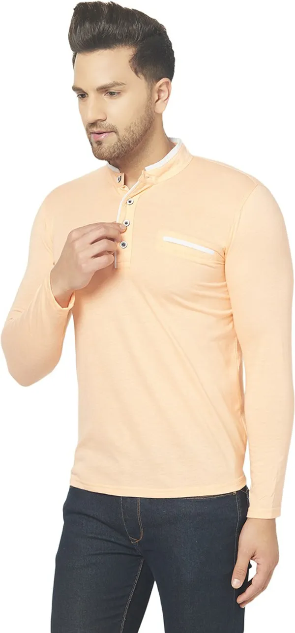 Beige_Cotton_Solid_Henley_Neck_Regukar_Fit_T-Shirt_for_men