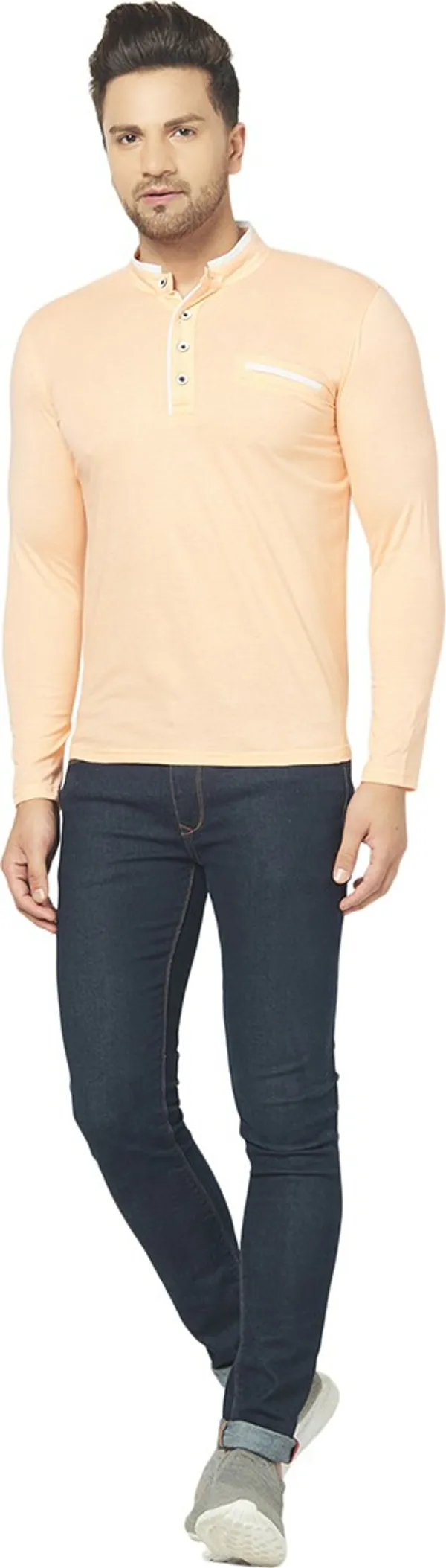 Beige_Cotton_Solid_Henley_Neck_Regukar_Fit_T-Shirt_for_men