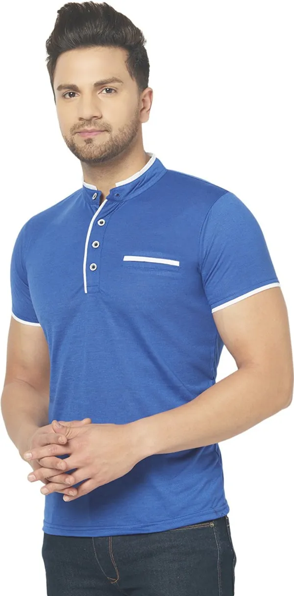 Dark_Blue_Cotton_Solid_Henley_Neck_Regukar_Fit_T-Shirt_For_Men