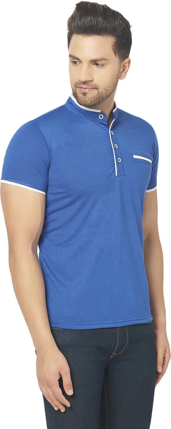 Dark_Blue_Cotton_Solid_Henley_Neck_Regukar_Fit_T-Shirt_For_Men