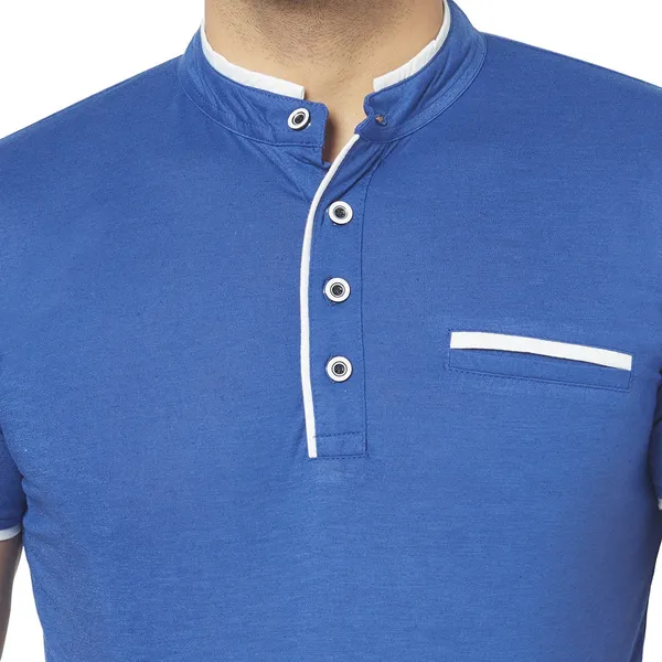 Dark_Blue_Cotton_Solid_Henley_Neck_Regukar_Fit_T-Shirt_For_Men