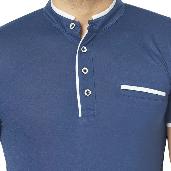 Dark_Blue_Cotton_Solid_Henley_Neck_Regukar_Fit_T-Shirt_For_Men