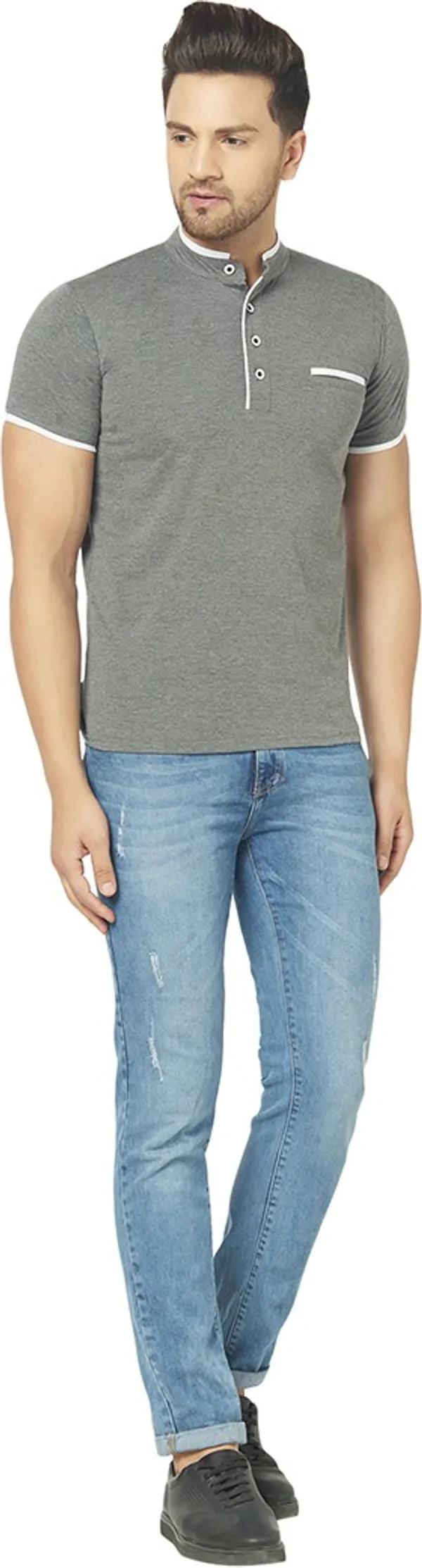 Grey_Cotton_Solid_Henley_Neck_Regukar_Fit_T-Shirt_For_Men