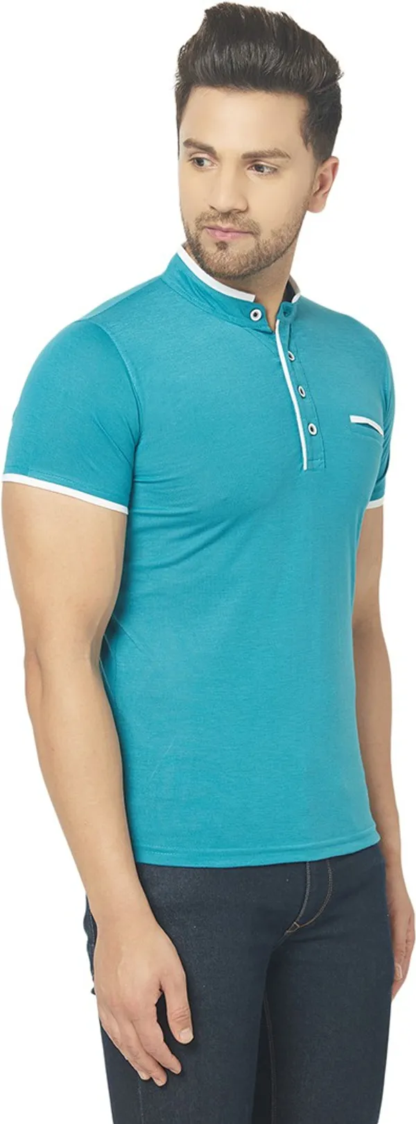 Dark_Blue_Cotton_Solid_Henley_Neck_Regukar_Fit_T-Shirt_for_men