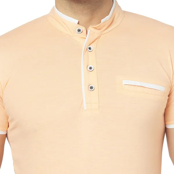 Beige_Cotton_Solid_Henley_Neck_Regukar_Fit_T-Shirt_For_Men