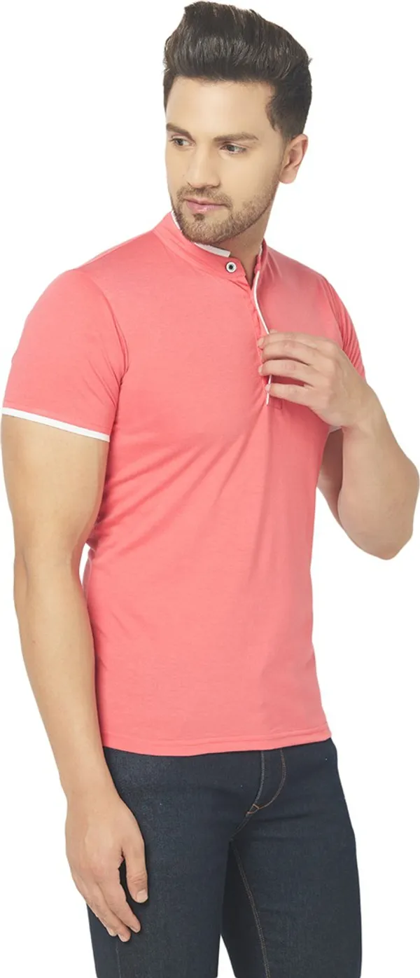 Red_Cotton_Solid_Henley_Neck_Regukar_Fit_T-Shirt_for_men