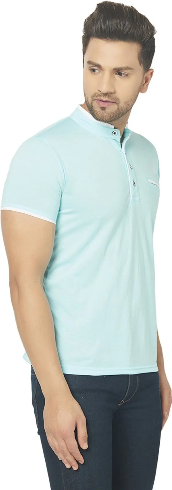 Blue_Cotton_Solid_Henley_Neck_Regukar_Fit_T-Shirt_for_men