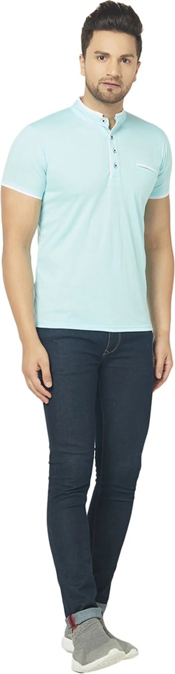 Blue_Cotton_Solid_Henley_Neck_Regukar_Fit_T-Shirt_for_men