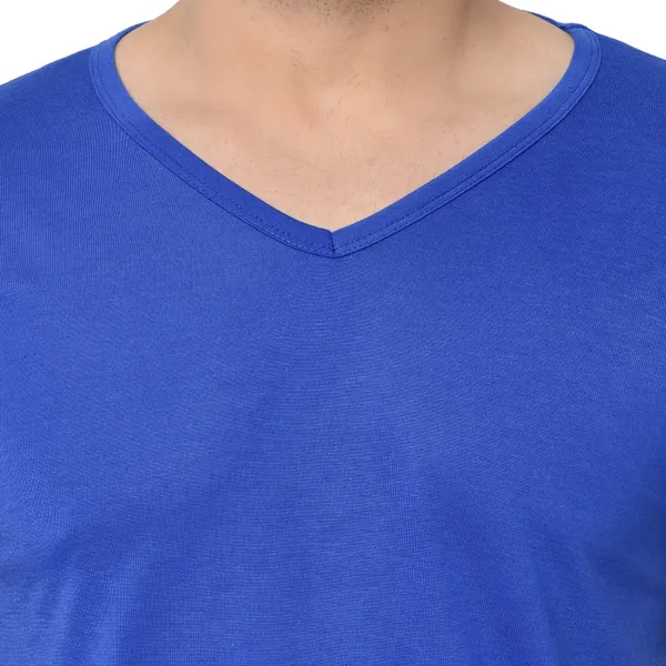 Blue_Cotton_Solid_V_Neck_Regukar_Fit_T-Shirt_for_men