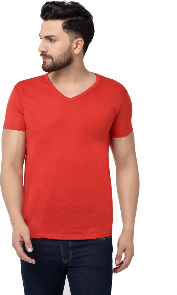 Red_Cotton_Solid_Round_Neck_Pink_Regukar_Fit_T-Shirt_for_men