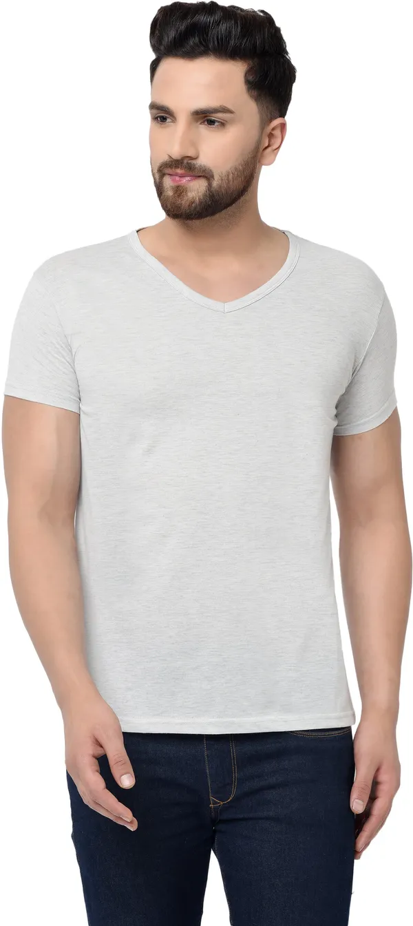 Grey_Self_Design_V_Neck_Regukar_Fit_T-Shirt_for_men