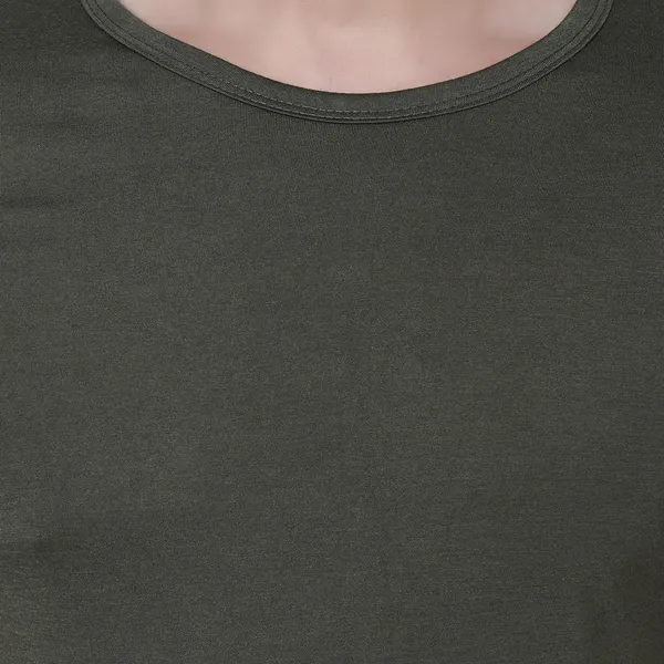 Green_Cotton_Solid_Men_Round_Neck_Regukar_Fit_T-Shirt_For_Men