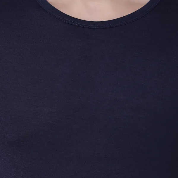 Blue_Cotton_Solid_Men_Round_Neck_Regukar_Fit_T-Shirt_For_Men
