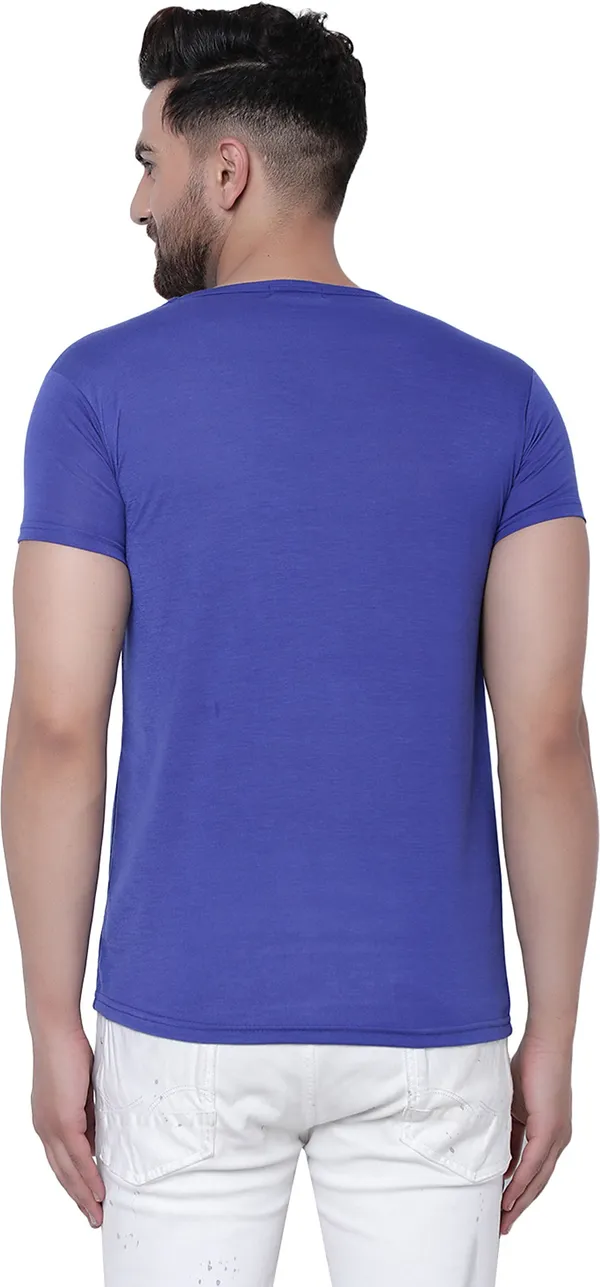 Dark_Blue_Cotton_Solid_Round_Neck_Regukar_Fit_T-Shirt_For_Men