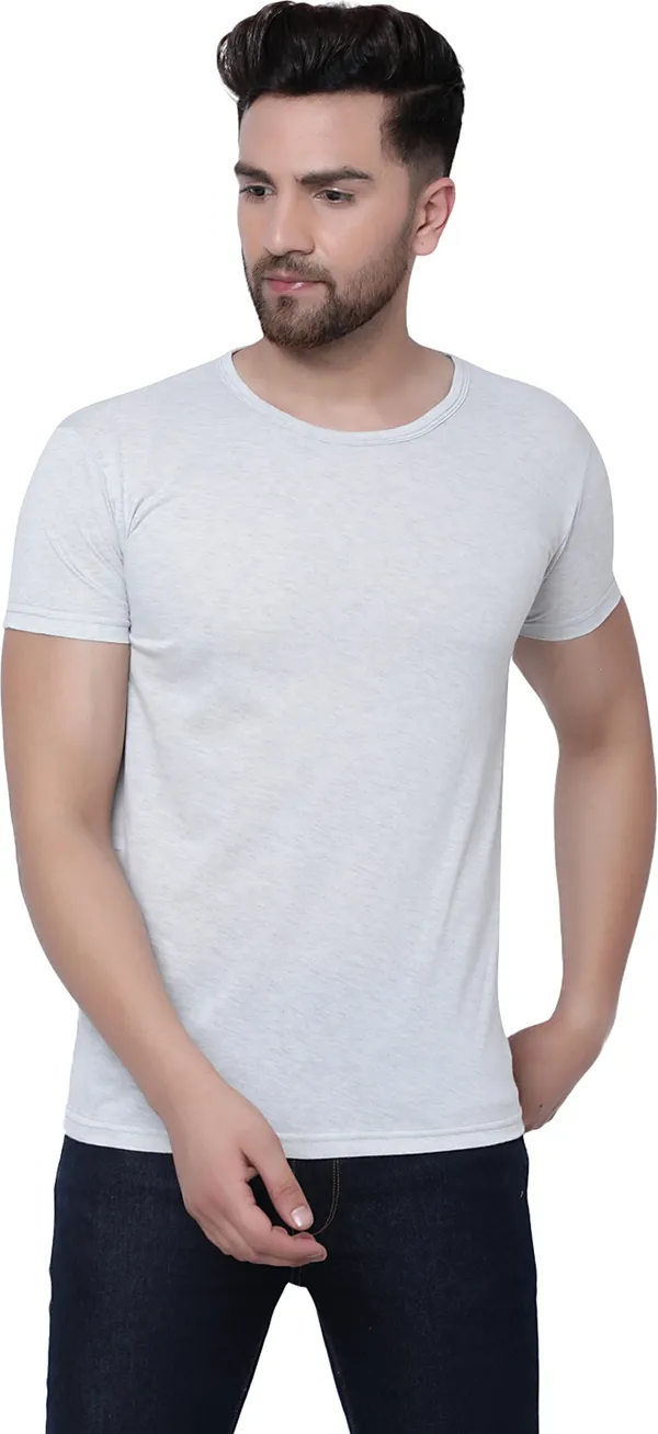 Grey_Cotton_Solid_Round_Neck_Regukar_Fit_T-Shirt_For_Men