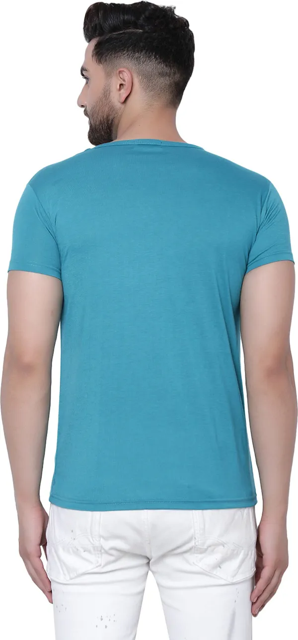 Dark_Blue_Cotton_Solid_Round_Neck_Regukar_Fit_T-Shirt_For_Men