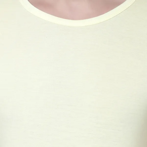Yellow_Cotton_Solid_Round_Neck_Regukar_Fit_T-Shirt_For_Men