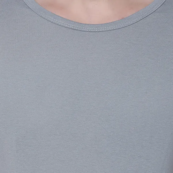 Grey_Cotton_Solid_Round_Neck_Regukar_Fit_T-Shirt_For_Men
