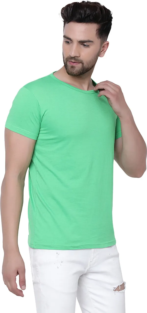 Green_Cotton_Solid_Round_Neck_Regukar_Fit_T-Shirt_for_men