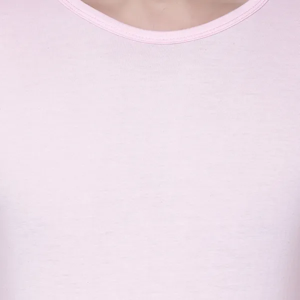Pink_Cotton_Solid_Round_Neck_Regukar_Fit_T-Shirt_For_Men