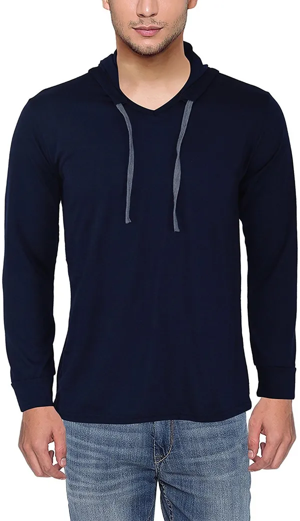 Dark_Blue_Cotton_Solid_Hooded_Neck_Regukar_Fit_T-Shirt_for_men