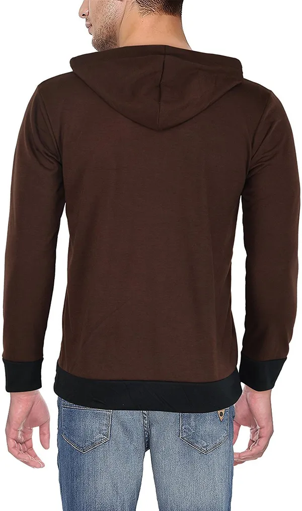 Brown_&_Black_Cotton_Solid_Men_Hooded_Neck_Brown,_Regukar_Fit_T-Shirt_For_Men