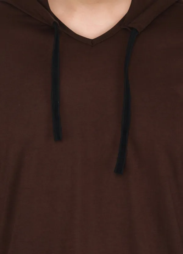 Brown_&_Black_Cotton_Solid_Men_Hooded_Neck_Brown,_Regukar_Fit_T-Shirt_For_Men