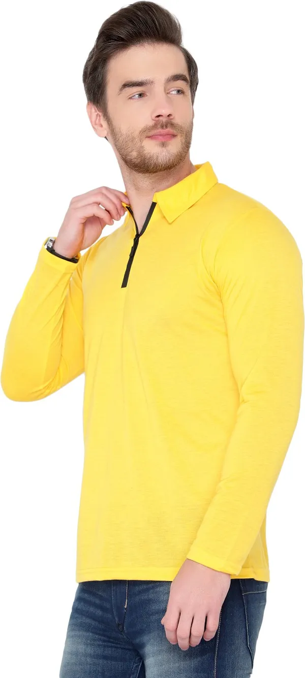 Yellow_Solid_Cotton_Polo_T-Shirt_for_Men_|_Regular_Fit