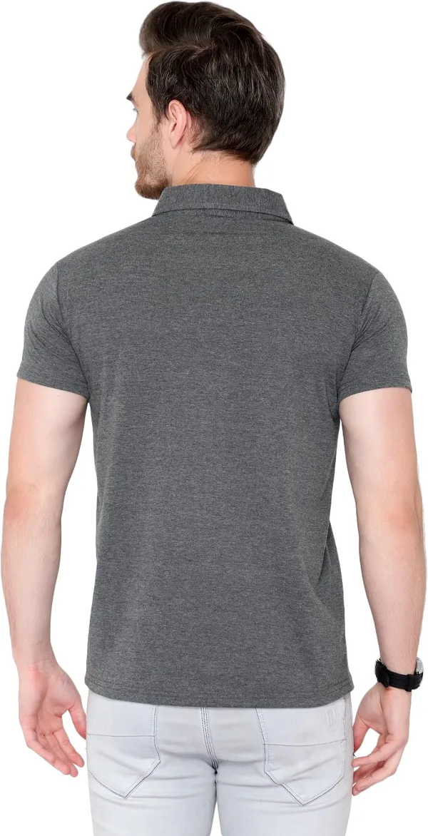 Grey_Cotton_Solid_Polo_Neck_Regukar_Fit_T-Shirt_For_Men
