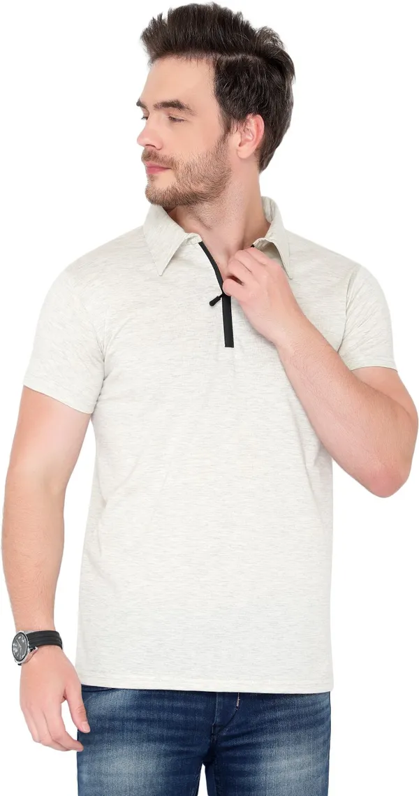 Grey_Cotton_Solid_Polo_Neck_Regukar_Fit_T-Shirt_For_Men