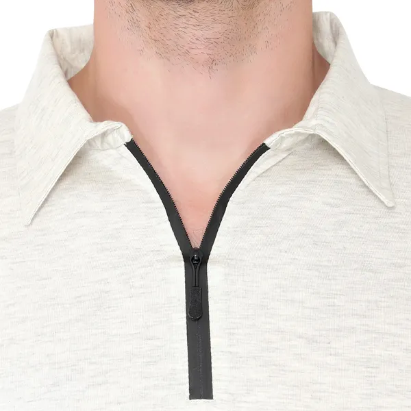 Grey_Cotton_Solid_Polo_Neck_Regukar_Fit_T-Shirt_For_Men