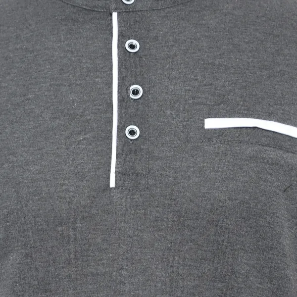 Grey_Solid_Cotton_T-Shirt_for_Men_|_Mandarin_Collar,_Regular_Fit