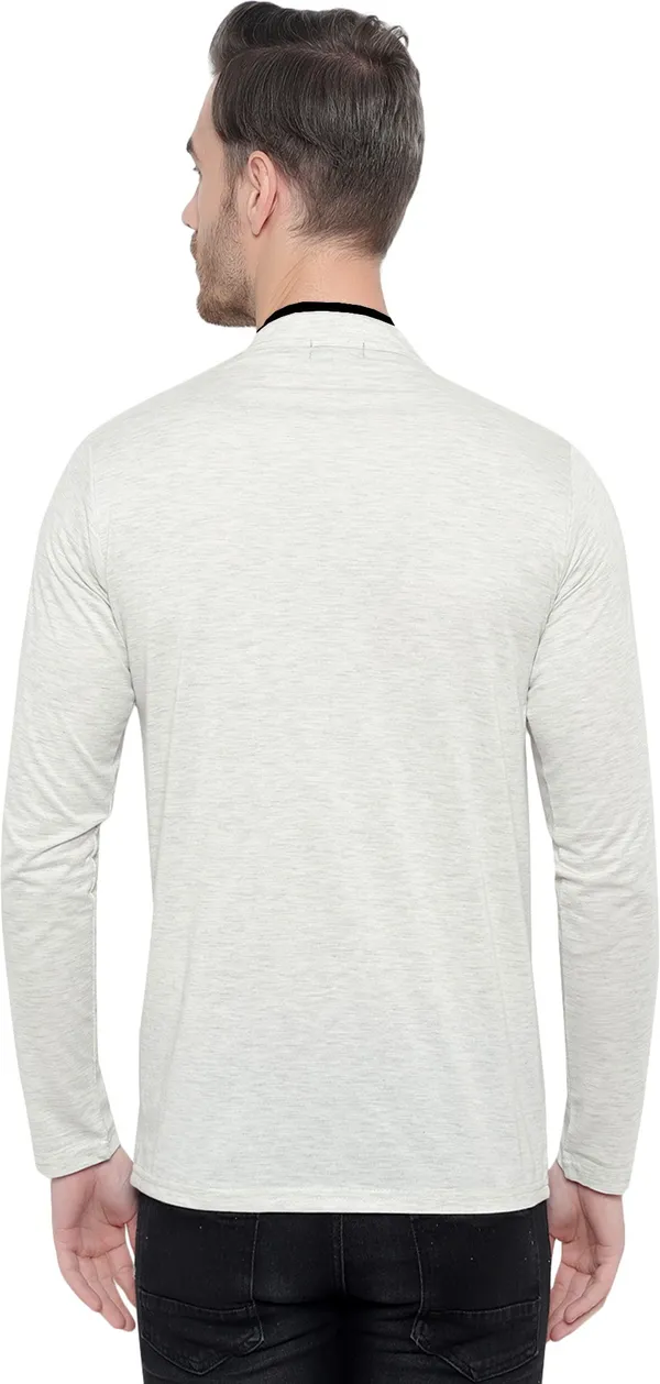 Grey_Cotton_Solid_Men_Mandarin_Collar_Regukar_Fit_T-Shirt_For_Men
