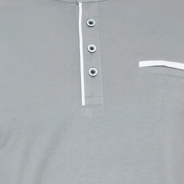 Grey_Cotton_Solid_Mandarin_Collar_Regukar_Fit_T-Shirt_For_Men