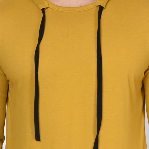 Grey_Cotton_Solid_Hooded_Neck_Regukar_Fit_T-Shirt_for_men