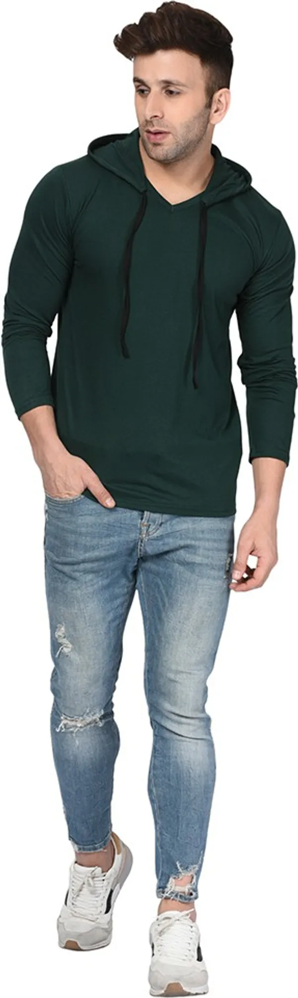 Dark_Green_Solid_Cotton_Scoop_Neck_T-Shirt_for_Men_|_Regular_Fit