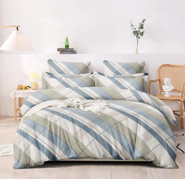 Blue_Geometric_Premium_Glace_Cotton_Printed_Super_King_Size_Double_Bedsheet_With-2_Pillow_Covers,_108*108''