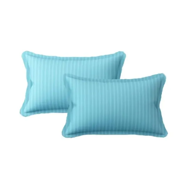 Aqua_Blue_Pure_Cotton_Plain_Stripe_King_Size_Double_Bedsheet_for_Double_Bed_With-Two_Pillow_Covers