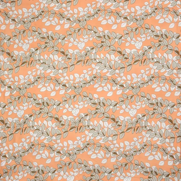 Orange__Cotton_Feel_Abstract_Printed_All_Round_Elastic_Fitted_Double_Bedsheet_With-Two_Pillow_Covers(Standard_Size_72"x78"x8")