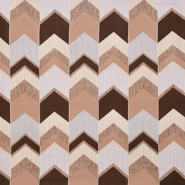 Brown__Cotton_Feel_Abstract_Printed_All_Round_Elastic_Fitted_Double_Bedsheet_With-Two_Pillow_Covers(Standard_Size_72"x78"x8")